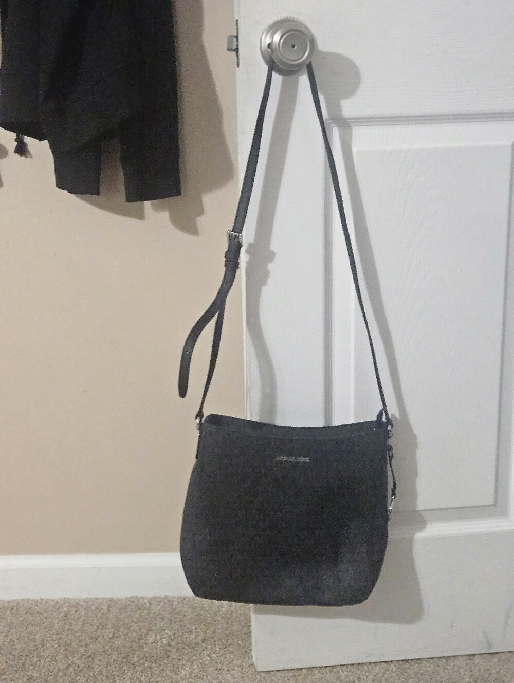 Michael Kors Black Crossbody Bag with Adjustable Strap